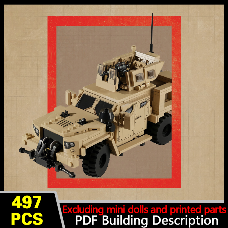 Heavy Equipment Lego - M1278 Heavy Guns Carrier Model MOC
