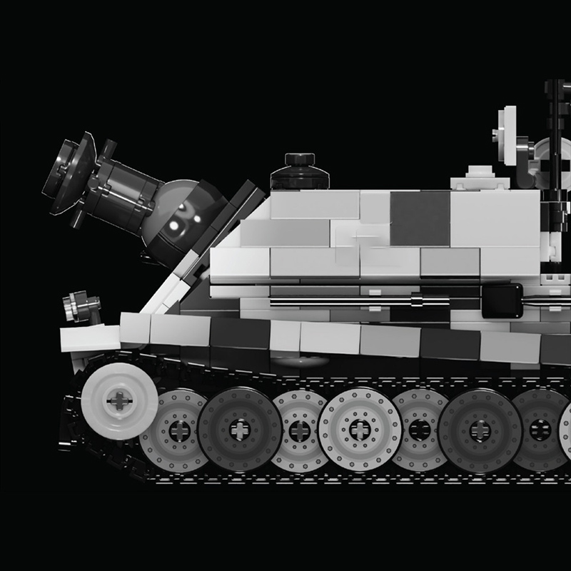 Heavy Equipment Lego - qwert Heavy Assault Gun Model MOC