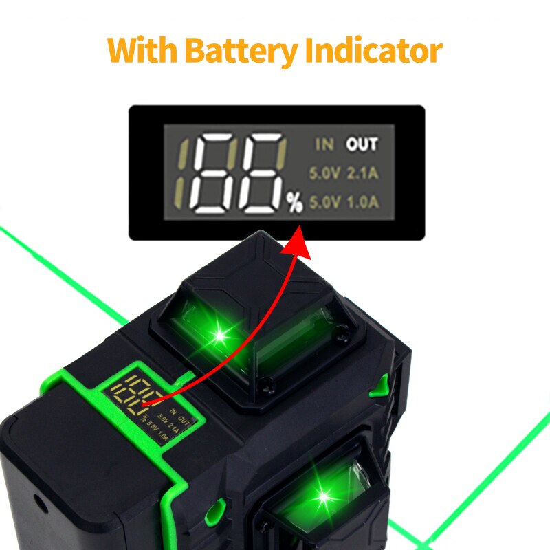 FEIDSIDE 16/12Line Green Laser - Laser Level Rotary review and price