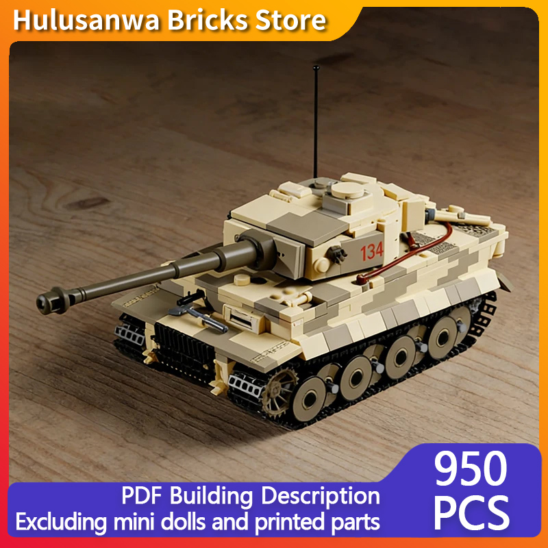 Heavy Military Tank Model MOC  - Heavy Equipment Lego review and price