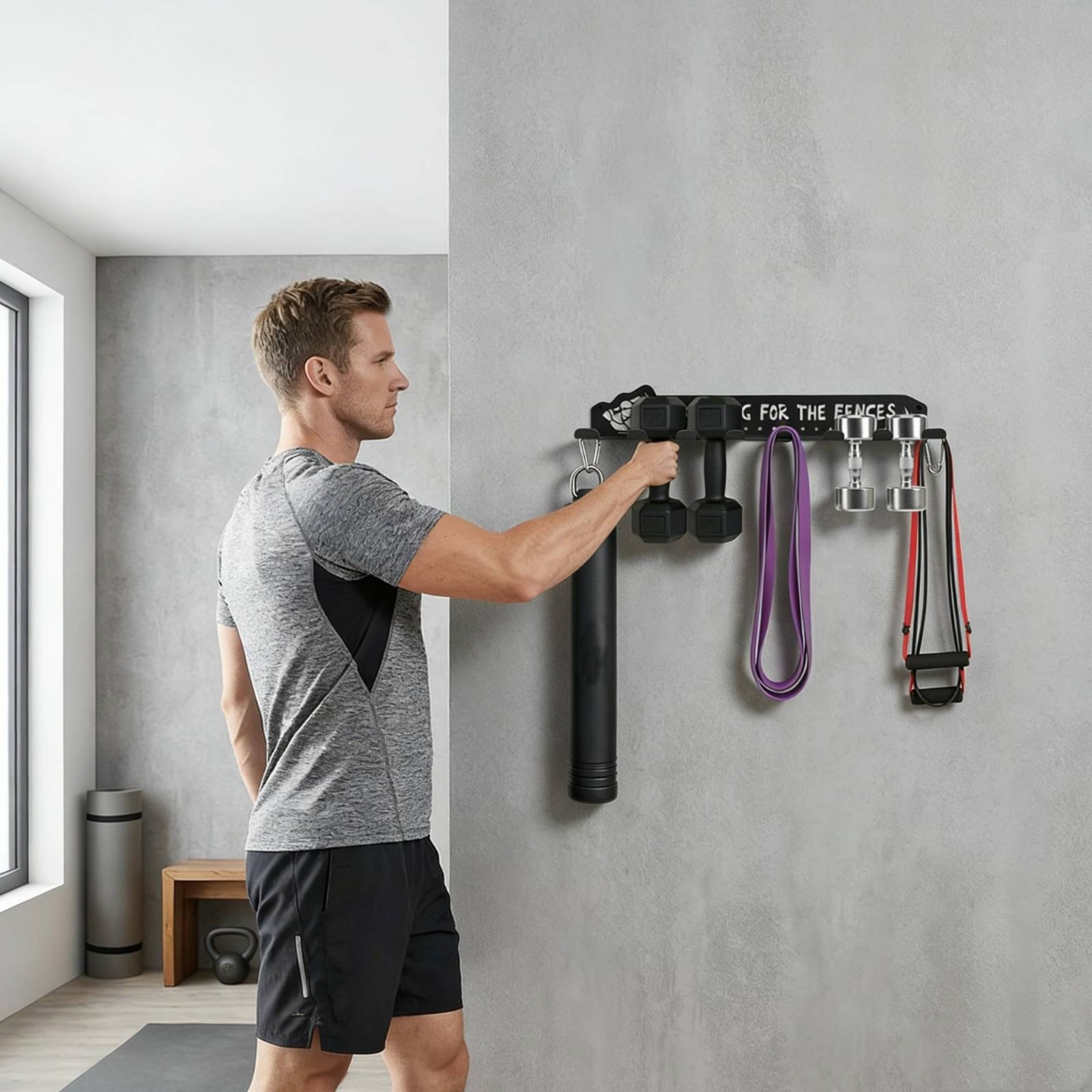 8 Hook Sports Equipment Rack H - Heavy Equipment In review and price