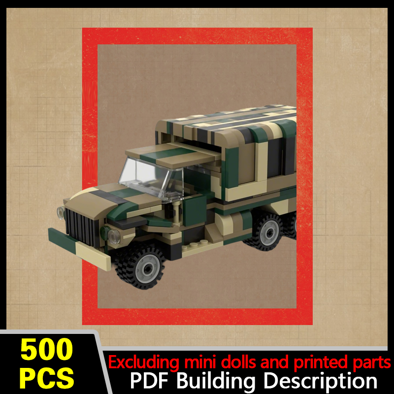 Heavy Military Truck Model MOC - Heavy Equipment Lego review and price