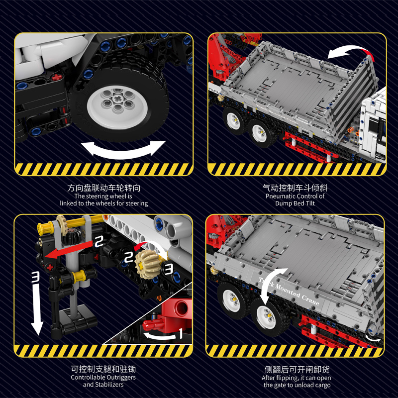 Mould King 17063 Technical Car - Heavy Equipment Lego review and price
