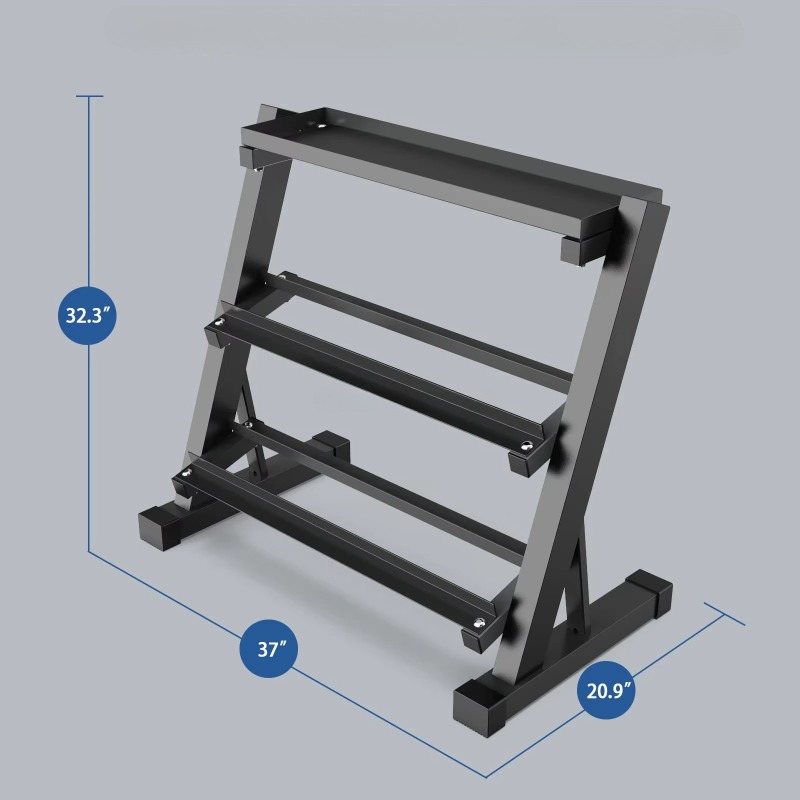3-Tier Dumbbell Storage Rack 8 - Heavy Equipment In review and price