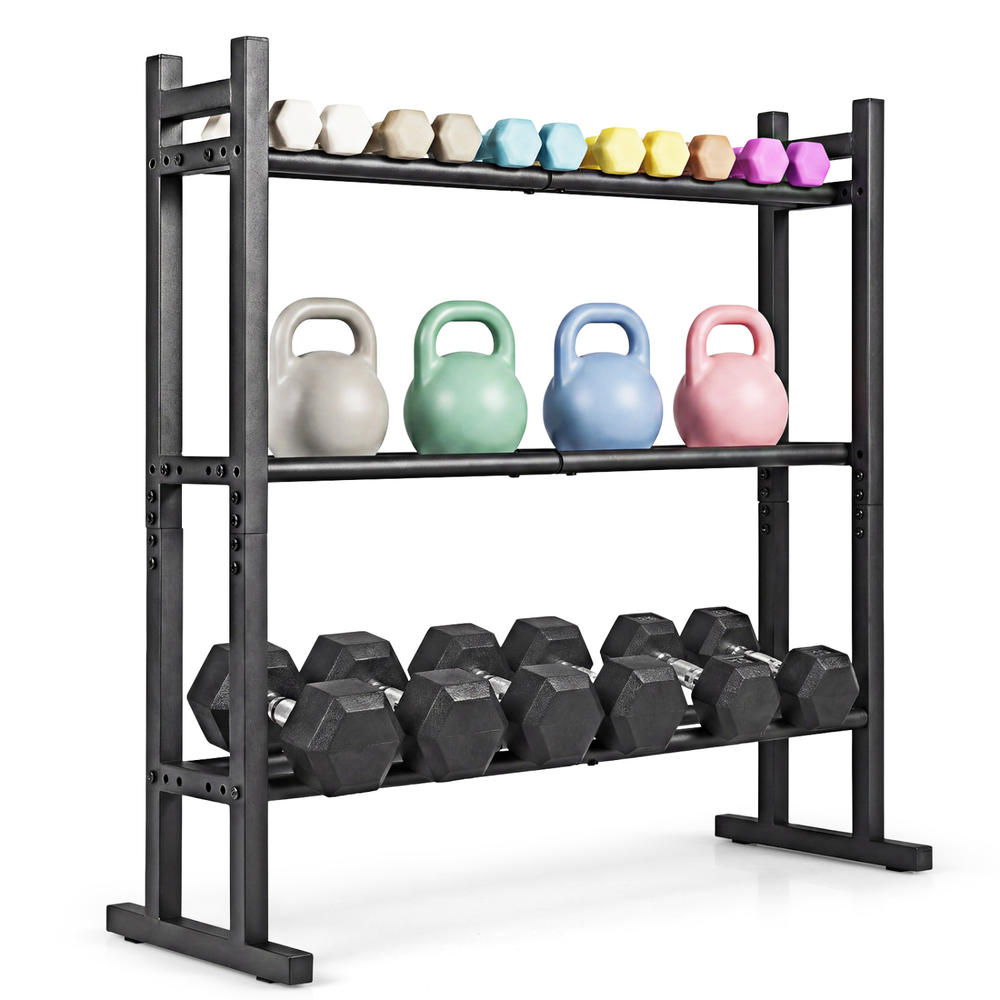 Heavy Duty 3-Tier Dumbbell Rac - Heavy Equipment In review and price