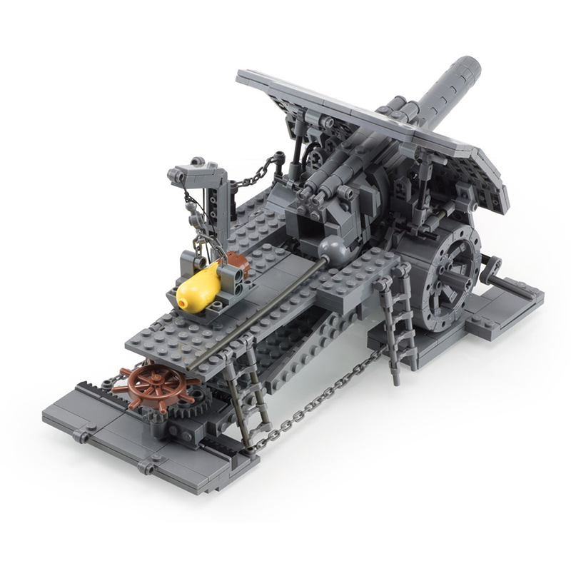 Heavy Siege Mortar Model MOC B - Heavy Equipment Lego review and price