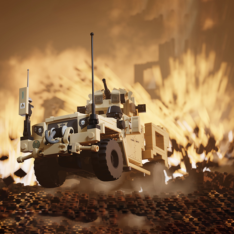 M1278 Heavy Tactical Truck Mod - Heavy Equipment Lego review and price