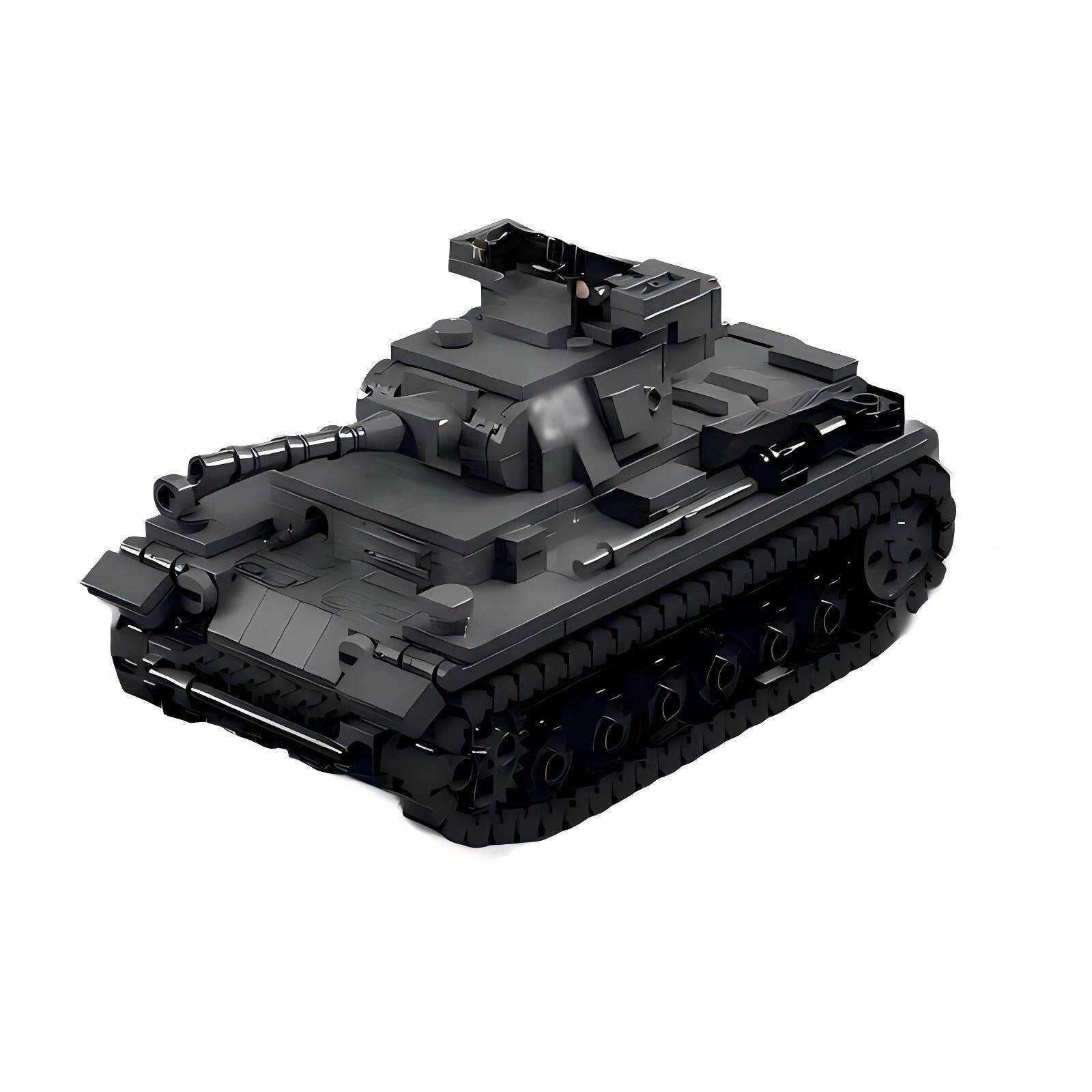 MOC WW2 F-type Heavy Tank War  - Heavy Equipment Lego review and price