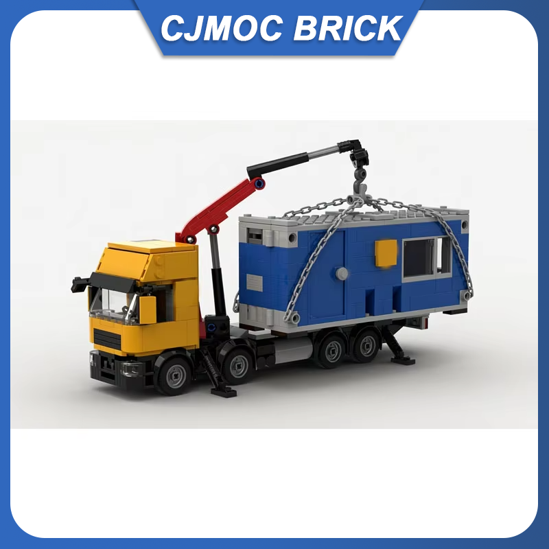 MOC Building Block 8x4 Crane T - Heavy Equipment Lego review and price